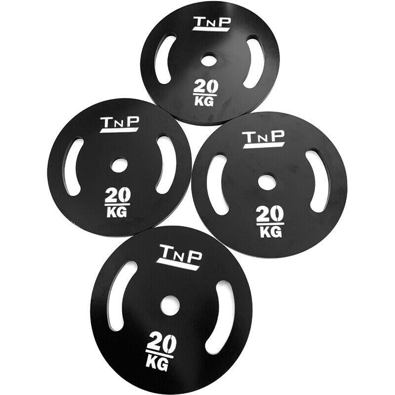 Olympic 2" Steel Weight Plate 20kg - Black