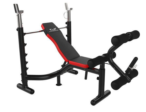 Weight Bench With Rack - Black/Red - XQBH-08